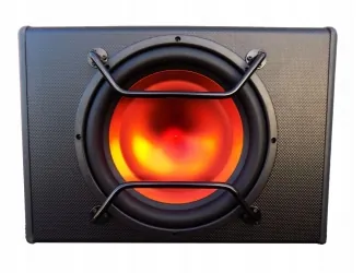 Subwoofer basowy aktywny Peiying 500W skrzyniowy z wzmacniaczem