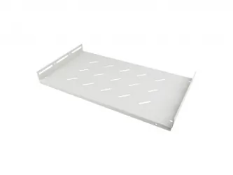 Półka do szafy RACK 19&quot; 450mm LANBERG 1U 486x270mm do 120kg szara + kątownik