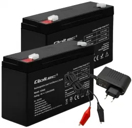 Akumulator AGM Qoltec 6V 12Ah HQ