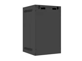 Szafa instalacyjna RACK wisząca 10'' 9U 280x310 drzwi szklane Lanberg (flat pack) - czarna