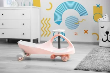 Jeździk grawitacyjny dziecięcy Caretero Toyz Spinner - różowy
