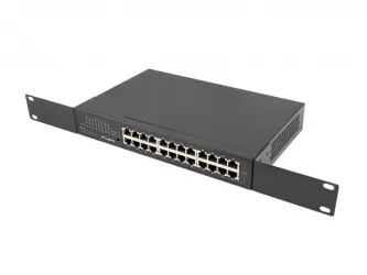 Switch LANBERG 24x 1GB GIGABIT ETHERNET do szafy RACK 19&quot;