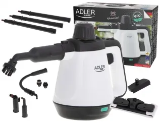 Czyścik parowy myjka Adler AD 7038 450ml z zestawem końcówek