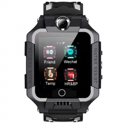 Zegarek smartwatch Q19 dla dzieci wodoodporny czarny