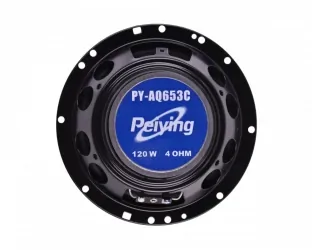 Głośniki samochodowe Peiying 6.5" 120W 4 Ohm z maskownicami komplet