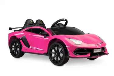 Samochód auto na akumulator Caretero Toyz Lamborghini Aventador SVJ akumulatorowiec + pilot zdalnego sterowania - różowy