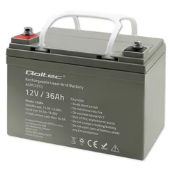 Akumulator AGM Qoltec 12V 36Ah max. 540A