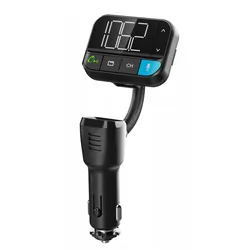 Podświetlany transmiter FM z zestawem głośnomówiącym BLOW Bluetooth 5.0   QC3.0   2,4A