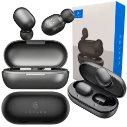 Bezprzewodowe słuchawki bluetooth TWS Haylou GT1 czarne