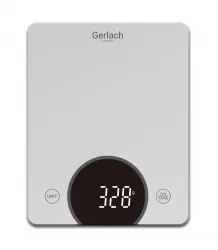 Elektroniczna waga kuchenna LED Gerlach GL 3172s do 10 kg szara