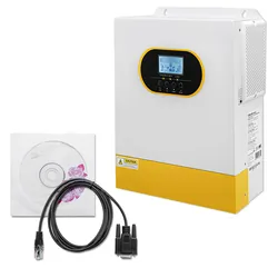 Hybrydowy inwerter solarny Qoltec Off-Grid 3.5kVA 3.5kW 100A MPPT LCD BMS SINUS