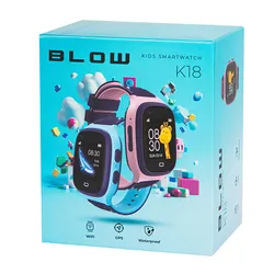 Zegarek smartwatch BLOW KIDS K18 4G GPS różowy