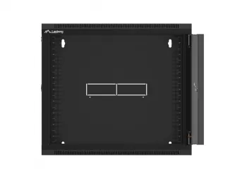 Szafa instalacyjna RACK wisząca 19'' 9U 570x450 drzwi szklane Lanberg  - czarna