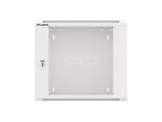Szafa instalacyjna RACK wisząca 19'' 9U 570x600 drzwi szklane Lanberg  - szara