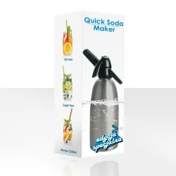 Saturator syfon do wody QUICK SODA SA-01 różowy 1L - special edition