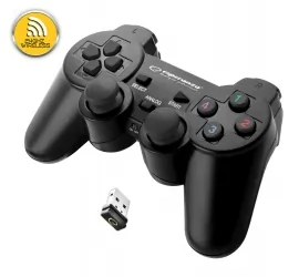 Bezprzewodowy gamepad do PC/PS3 Esperanza GLADIATOR czarny