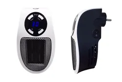 Termowentylator wtyczkowy grzejnik do kontaktu regulowany z grzałką ceramiczną BLOW FH-A31   pilot