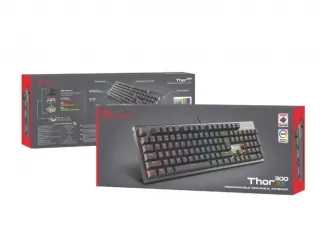 Klawiatura mechaniczna Genesis THOR 300 RGB podświetlana gamingowa dla graczy