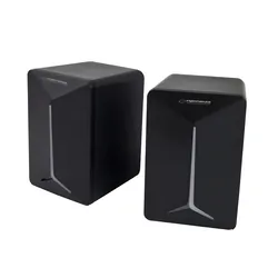 Gamingowe głośniki komputerowe 2.0 Esperanza FREVO USB LED RAINBOW