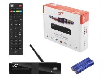 Tuner cyfrowy LTC T203 DVB-T2 WiFi H.265 HDMI USB + pilot