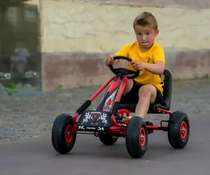 Gokart na pedały Milly Mally THOR czerwony