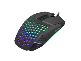 Mysz gamingowa FURY BATTLER 6400DPI podświetlenie lekka + mata