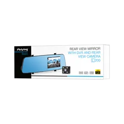 Lusterko samochodowe Peiying Basic z rejestratorem   kamera cofania L200