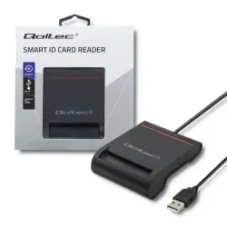 Inteligentny czytnik chipowych kart ID Qoltec SCR-0634 USB typu C