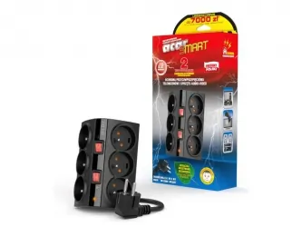 Listwa zasilająca ACAR SMART 1,5m 5X 230V PL czarna