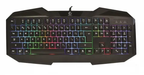 REBELTEC PATROL klawiatura dla graczy z podświetleniem RGB + mata + mysz + słuchawki