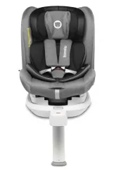 Fotelik samochodowy przód tył LIONELO BRAAM 0-36 KG ISOFIX + noga - kolor szary