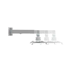 Uchwyt ścienny sufitowy do projektora multimedialnego Cabletech do 20kg - srebrny