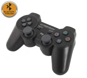 Bezprzewodowy gamepad do PS3 Bluetooth Esperanza MARINE czarny