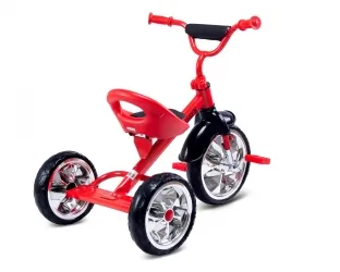 Rowerek trójkołowy dziecięcy Caretero Toyz York z pedałami - czerwony