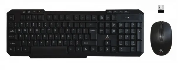 Zestaw bezprzewodowy klawiatura + mysz 2.4GHZ Rebeltec VORTEX