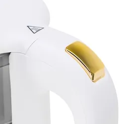 Czajnik elektryczny szklany LED z regulacją temperatury 1,7L Adler AD 1305 biało-złoty
