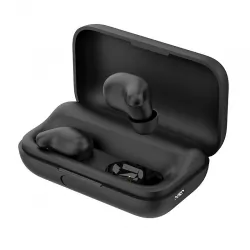 Bezprzewodowe słuchawki bluetooth TWS Haylou T15 powerbank 2200 mAh czarne