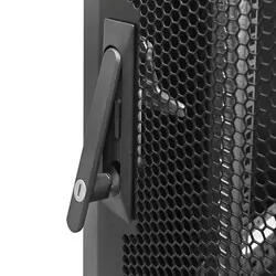 Szafa instalacyjna RACK Qoltec 19'' 15U 600 x 600 x 855 perforowane drzwi stojąca - czarna