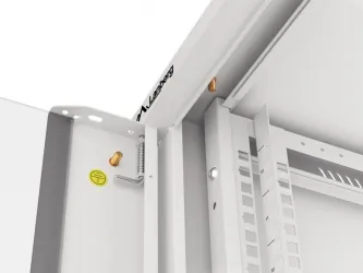 Szafa instalacyjna RACK wisząca 19'' 12U 570x600 drzwi szklane Lanberg  - szara