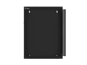 Szafa instalacyjna RACK wisząca 19'' 15U 570x450 drzwi szklane Lanberg  - czarna