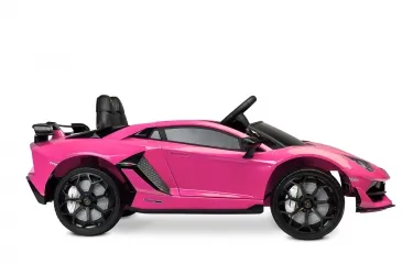 Samochód auto na akumulator Caretero Toyz Lamborghini Aventador SVJ akumulatorowiec + pilot zdalnego sterowania - różowy