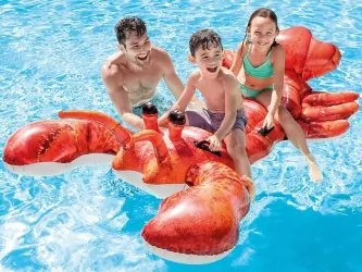 Materac zabawka do pływania dmuchany rak XXL INTEX 213cm x 137cm