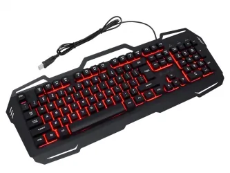 Klawiatura gamingowa podświetlana FURY SPITFIRE mata mysz słuchawki pad dla graczy