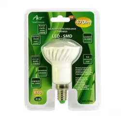 Żarówka &amp;amp;amp;quot;R50&amp;amp;amp;quot; LED ceramiczna E14 6W AC230V, 470 lm!,WW,blist