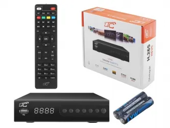 Tuner cyfrowy LTC T204 DVB-T2 H.265 HDMI USB + pilot