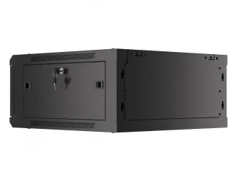 Szafa instalacyjna RACK V2 wisząca 19&#039;&#039; 4U 600x600 drzwi szklane Lanberg  - czarna