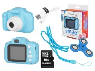 Kamera aparat dla dzieci Forever Smile SKC-100 niebieski