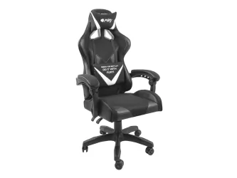 Fotel GAMINGOWY FURY  AVENGER L czarno -biały