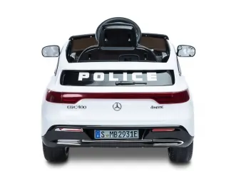 Samochód auto na akumulator Caretero Toyz Mercedes-Benz EQC 400 POLICJA akumulatorowiec + pilot - biały