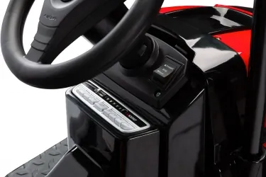 Traktor na akumulator z przyczepką Caretero Toyz Hector akumulatorowiec + pilot - czerwony
